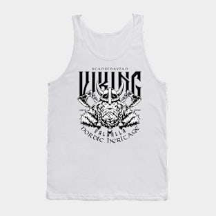 Nordic Viking with Axes Tank Top